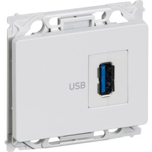 Lauritz Knudsen Lk Opus 66 Usb 3.0 Udtag, Hvid  Hvid