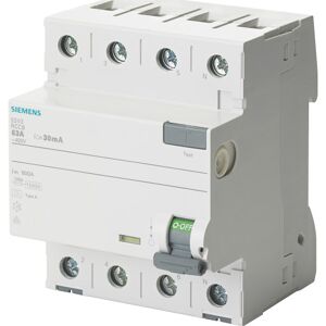 Siemens 5sv Hpfi Relæ A, 4p, 63a