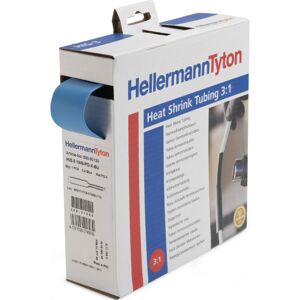 HellermannTyton Krympeflex Box 3:1, Ø3,2/1,0 Mm, Blå, 10m, Uden Lim