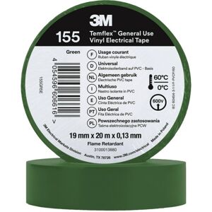 3M - Isoleringstape - Gul - PVC - 20m 3M - Isoleringstape - Gul - PVC - 20m