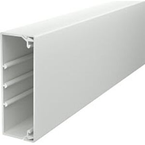 OBO Bettermann Model WDK40110RW PVC Kabelkanal - 40x110mm, 2m, hvid OBO Bettermann Model WDK40110RW PVC Kabelkanal - 40x110mm, 2m, hvid