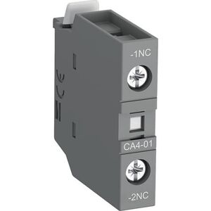 ABB CA4-01-T Hjælpekontaktblok - 1NO, Frontmontering ABB CA4-01-T Hjælpekontaktblok - 1NO, Frontmontering