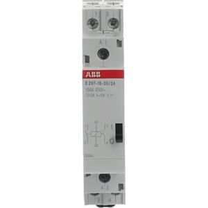 ABB E297-16-20/24 Installationsrelæ - 16A, 24VAC/DC ABB E297-16-20/24 Installationsrelæ - 16A, 24VAC/DC