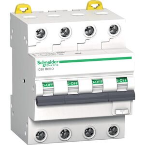 Schneider Electric Schneider Kombiafbryder Hpfi, Ic60, C, 4p, 20a, 30ma 6ka Schneider Electric Schneider Kombiafbryder Hpfi, Ic60, C, 4p, 20a, 30ma 6ka