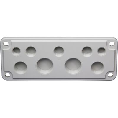 Fibox Gennemskruet flange - Polycarbonat til 280mm skabsside Fibox Gennemskruet flange - Polycarbonat til 280mm skabsside