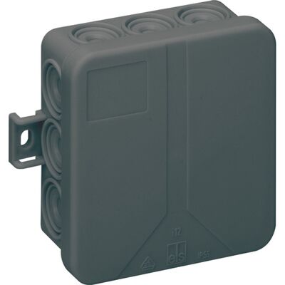 Spelsberg Forgreningsdåse Sort I 12-L/sw 85 X 85 X 37 Mm, Ip55 85x85x37 mm black Spelsberg Forgreningsdåse Sort I 12-L/sw 85 X 85 X 37 Mm, Ip55 85x85x37 mm black