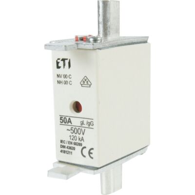 ELTECO NH00 Din00 50A - Sikring ELTECO NH00 Din00 50A - Sikring