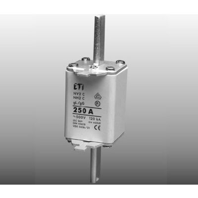 ETI Sikring Nh 2c 200a 500v Gl/gg ETI Sikring Nh 2c 200a 500v Gl/gg