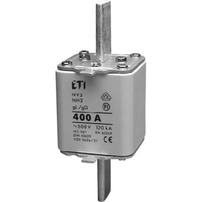 ETI 3 Stk Sikring Nh 2 355a 500v Gl/gg ETI 3 Stk Sikring Nh 2 355a 500v Gl/gg