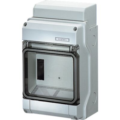 Hensel KV 1506 Fordelingsboks - 6 moduler, overflademonteret, IP54 Hensel KV 1506 Fordelingsboks - 6 moduler, overflademonteret, IP54