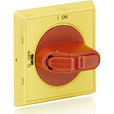 ABB Drejehåndtag - IP64, Rød/Gul, 57,9mm - Drejehåndtag ABB Drejehåndtag - IP64, Rød/Gul, 57,9mm - Drejehåndtag