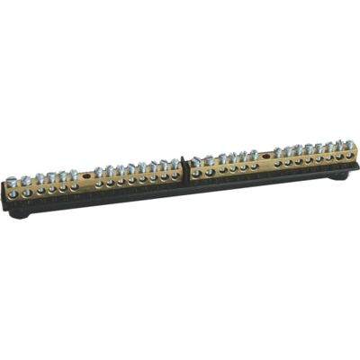 Marlanvil Jord/nul Skinne For Gruppetavle 2 X (2 X 16 Mm² + 8 X 10 Mm²) Marlanvil Jord/nul Skinne For Gruppetavle 2 X (2 X 16 Mm² + 8 X 10 Mm²)