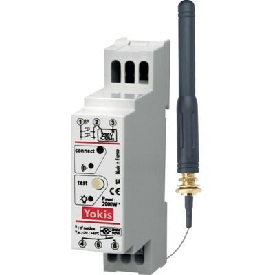 Yokis Trådløs Relæ M/antenne, Timer, Trappeaut., T/din-Sk. Mtr2000mrpx Yokis Trådløs Relæ M/antenne, Timer, Trappeaut., T/din-Sk. Mtr2000mrpx