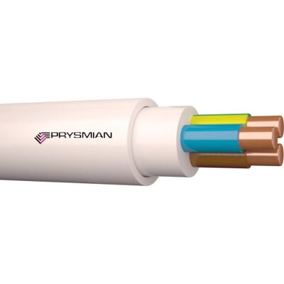 Prysmian Kabel Xpj-Hf D 3g6 Dca, Hvid, Halogenfri, T500 Hvid Prysmian Kabel Xpj-Hf D 3g6 Dca, Hvid, Halogenfri, T500 Hvid
