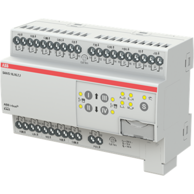 ABB Model S16.16.7.1 KNX Afbryder-/Persienneaktor - 16A, 16 Kanaler ABB Model S16.16.7.1 KNX Afbryder-/Persienneaktor - 16A, 16 Kanaler