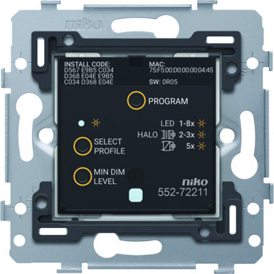 Niko Smart Lysdæmper, 3 – 200w, Nhc, Zigbee Niko Smart Lysdæmper, 3 – 200w, Nhc, Zigbee