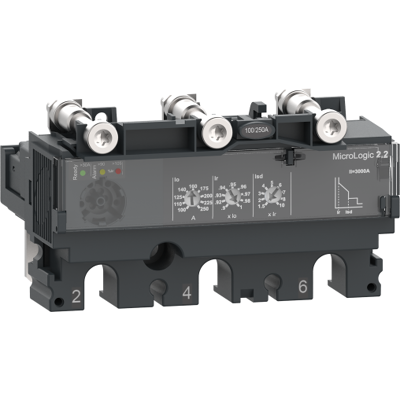 Schneider Electric ComPacT nsx - Afdeler - 100A - 3P - MicroLogic 2.2 Schneider Electric ComPacT nsx - Afdeler - 100A - 3P - MicroLogic 2.2