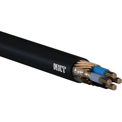 NKT Forsyningskabel Fxqj Emc 4x10+10 Dca, Sort, T500 Sort NKT Forsyningskabel Fxqj Emc 4x10+10 Dca, Sort, T500 Sort