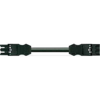 Wago Mellemkabel Cca Hun-Han 3-Polet 3m 3g1,5mm² Sort, Kodn. A Wago Mellemkabel Cca Hun-Han 3-Polet 3m 3g1,5mm² Sort, Kodn. A