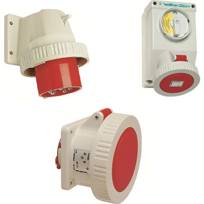 Walther Cee Container Stikkontakt 32a 4p 3h Ip67 Walther Cee Container Stikkontakt 32a 4p 3h Ip67