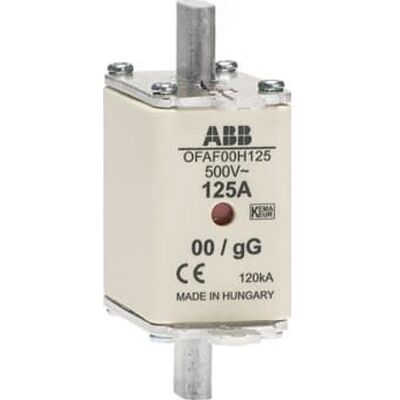 ABB Model OFAF000H 125A 500V NH Sikring - Sikkerhedsudstyr ABB Model OFAF000H 125A 500V NH Sikring - Sikkerhedsudstyr