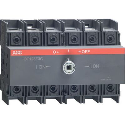 ABB Model OT125F3C Afbryder - 125A, Effekt 45kW ABB Model OT125F3C Afbryder - 125A, Effekt 45kW
