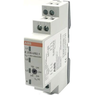 ABB E236-US2.1 Under-Voltage Relæ - Beskyttelsesenhed ABB E236-US2.1 Under-Voltage Relæ - Beskyttelsesenhed
