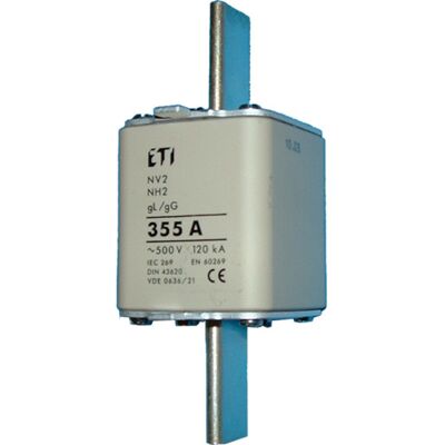 ETI Sikring Nh 2c 63a 500v Gl/gg ETI Sikring Nh 2c 63a 500v Gl/gg