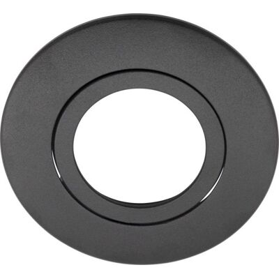 Nordtronic Front Til Low Profile Flexible G2 Ø75 Rund/mat Sort, Inde/ude Sort Aluminium Nordtronic Front Til Low Profile Flexible G2 Ø75 Rund/mat Sort, Inde/ude Sort Aluminium