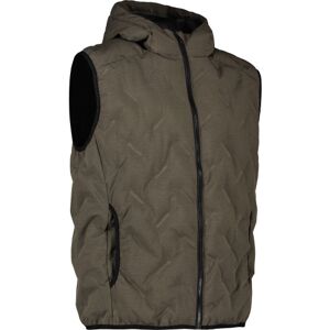 Geyser Id Quiltet Vest Med Hætte, G21031, Oliven Melange, Str. Xl XL Oliven