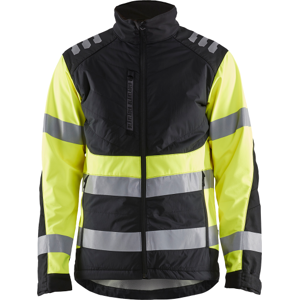 Blåkläder Softshell Jakke Hi-Vis Gul M Sort/gul M Sort/High Vis Gul