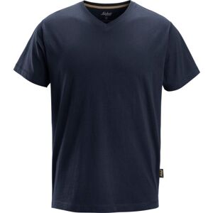 Snickers T-Shirt 2512 Med V-Hals, Navy, Str. Xl XL Navy