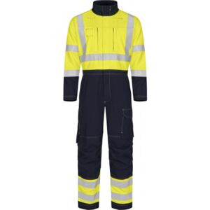 Tranemo Flammehæmmende Kedeldragt 581181, High-Vis Kl.3 Gul/marine, 2xl