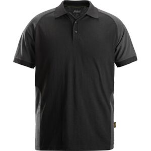 Snickers Klassisk Poloshirt 2750, Tofarvet Sort/grå, Str. M