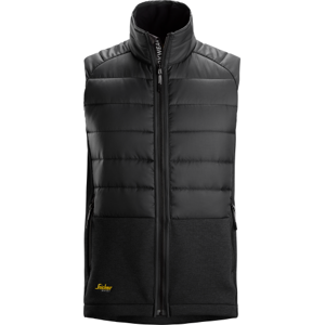 Snickers Flexiwork 4902 Hybridvest, Sort, Str 3xl XXXL Sort