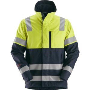 Snickers Protecwork Jakke High-Vis Kl. 1 Str: 2xl Navy/gul Lang