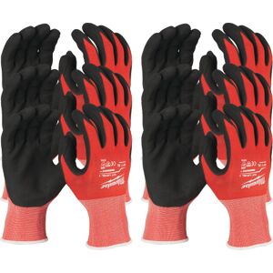 Milwaukee Handsker Cut A, Str. 10 - 12 Par 10 Rød/Sort male Milwaukee Handsker Cut A, Str. 10 - 12 Par 10 Rød/Sort male