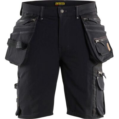 Blåkläder Workwear X1900 Håndværkershorts Med 4-Vejs Stretch, Sort, Str. C46 C46 Black male 93% polyamide, 7% elastane Blåkläder Workwear X1900 Håndværkershorts Med 4-Vejs Stretch, Sort, Str. C46 C46 Black male 93% polyamide, 7% elastane