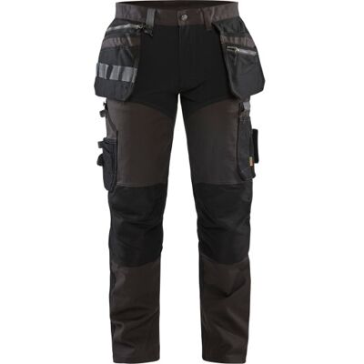 Blåkläder Workwear 1599 Håndværkerbukser Med 4-Vejs Stretch, Mørkegrå/sort, Str. D116 D116 gray male cordura, stretch Blåkläder Workwear 1599 Håndværkerbukser Med 4-Vejs Stretch, Mørkegrå/sort, Str. D116 D116 gray male cordura, stretch