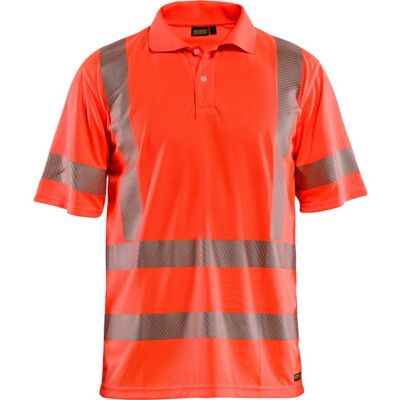 Blåkläder Uv Polo T-Shirt, Hi-Vis Rød, M M Hi-Vis Rød male UPF 40+ Blåkläder Uv Polo T-Shirt, Hi-Vis Rød, M M Hi-Vis Rød male UPF 40+