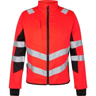 Engel Workwear Engel Safety Arbejdsjakke, Hi-Vis rød/sort, L L Hi-vis Rød/Sort male Engel Workwear Engel Safety Arbejdsjakke, Hi-Vis rød/sort, L L Hi-vis Rød/Sort male