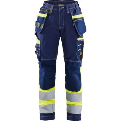 Blåkläder Dame Håndværkerbukser, Marine/hi-Vis Gul, C38 C38 Marine/Hi-Vis gul female Blåkläder Dame Håndværkerbukser, Marine/hi-Vis Gul, C38 C38 Marine/Hi-Vis gul female