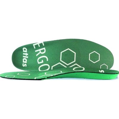 Atlas Ergo-Med Green Medium Indlægssåler, Sort/grøn, 41 41 Sort/Grøn Atlas Ergo-Med Green Medium Indlægssåler, Sort/grøn, 41 41 Sort/Grøn