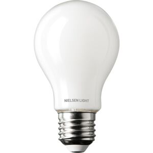 Nielsen Light E27 Standardpære, 8,5w  Hvid