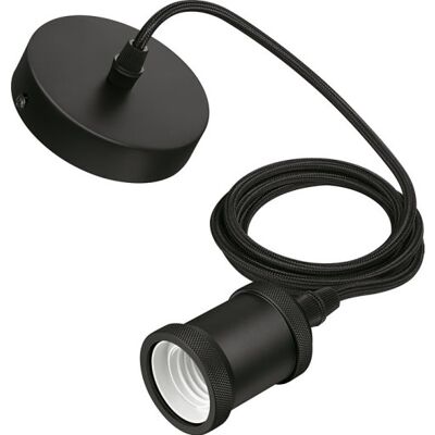 Philips Cord Pendelophæng, 2 Meter, Sort adjustable cable length black fabric, metal Philips Cord Pendelophæng, 2 Meter, Sort adjustable cable length black fabric, metal