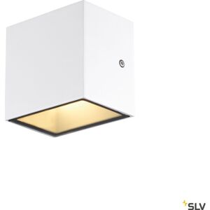 SLV Sitra S Wl Single Led Udendørs Væglampe Påbyg, Hvid Cct 3000/4000k  Hvid