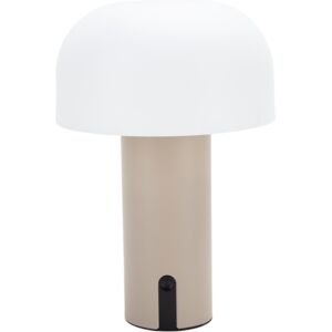 Veli Line Shape Genopladelig Bordlampe, Beige Ø15 x 22 cm beige plastic Veli Line Shape Genopladelig Bordlampe, Beige Ø15 x 22 cm beige plastic