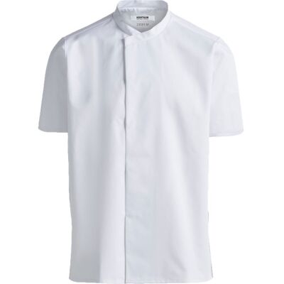 Kentaur Kokkejakke Med Korte Ærmer, Hvid, Str. 3xl 3XL white unisex cotton/polyester Kentaur Kokkejakke Med Korte Ærmer, Hvid, Str. 3xl 3XL white unisex cotton/polyester