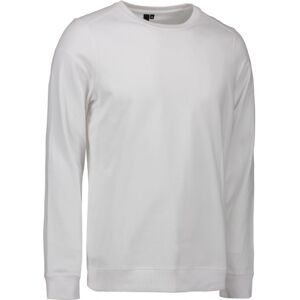 ID Identity Id Sweatshirt 0615 Med Rund Hals, Hvid, Str. L L Hvid