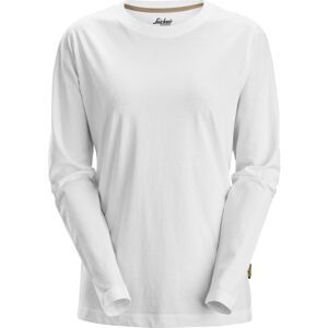 Snickers Langærmet T-Shirt, Dame, Hvid, Str. 2xl XXL Hvid